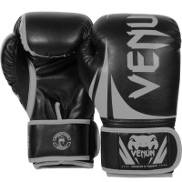 Боксерские перчатки venum сhallenger 2.0 neo black/grey